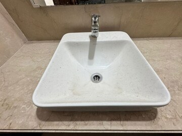 Bathroom in 2 BHK Apartment at Courtyard by Narang Realty and The Wadhwa Group, Pokhran Road No Two – for Rent