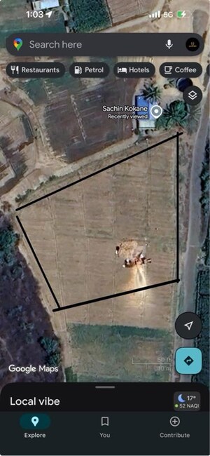  Industrial Plot – Map Location View at Sangamner - for Rent