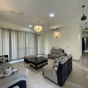 Living Room in 3 BHK Apartment at Conscient Heritage Max, Sector 102 – for Rent