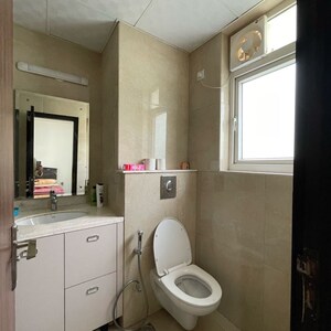 Bathroom in 3 BHK Apartment at Conscient Heritage Max, Sector 102 – for Rent