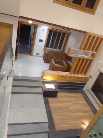 Staircase in 4 BHK Villa at Legend Chimes, Kokapet – for Rent