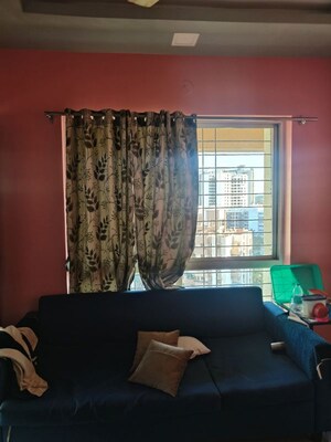 Living Room in 1 BHK Apartment at Wakad – for Rent