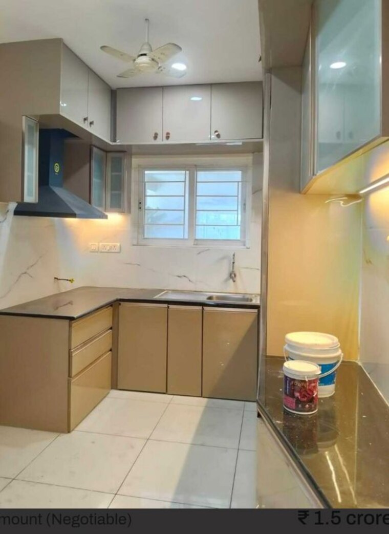 Kitchen, vertex-panache 3 Bedroom 1675 Sq.Ft. Apartment In Gachibowli Hyderabad 10054447