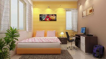 Bedroom in 3 BHK Apartment at Goel Ganga Altus, Kharadi – for Sale