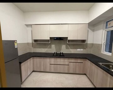 Kitchen in 3 BHK Builder Floor at Smart World Orchard, Sector 61 – for Rent