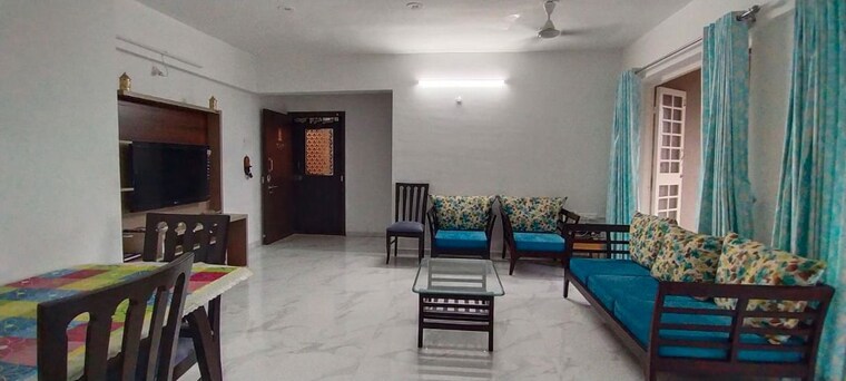 Living Room, paud road 3 Bedroom 1364 Sq.Ft. Apartment In Paud Road Pune 10054492
