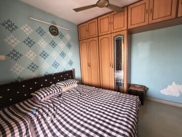 Bedroom in 2 BHK Apartment at Shanti Dham Heights, Parsik – for Sale