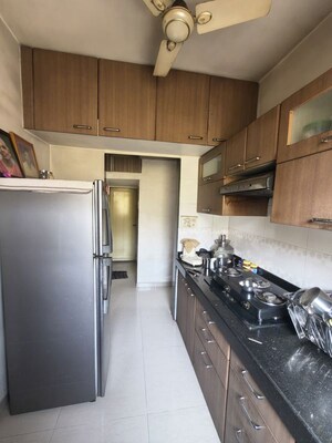 Kitchen in 1 BHK Apartment at Sanghvi Valley, Kalwa – for Sale