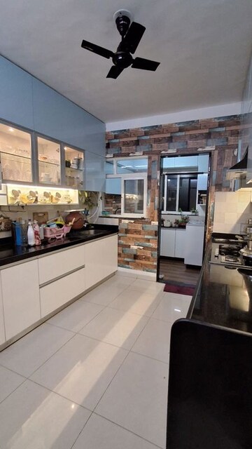 Kitchen in 3 BHK Apartment at Kolte Patil Tuscan Parkland, Kharadi – for Rent