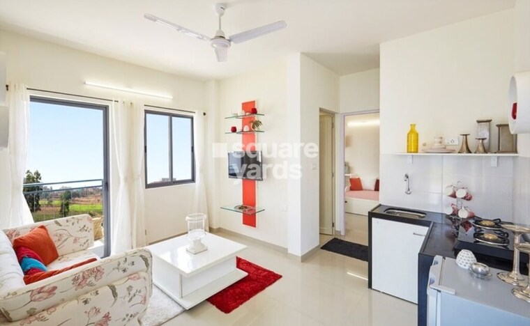 Living Room, peninsula-address-one-phase-5 Studio 294 Sq.Ft. Apartment In Gahunje Pune 10054577