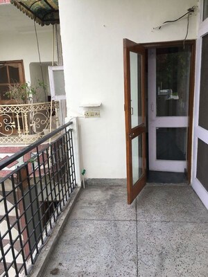 Balcony in 1 BHK Builder Floor at Jangpura – for Rent