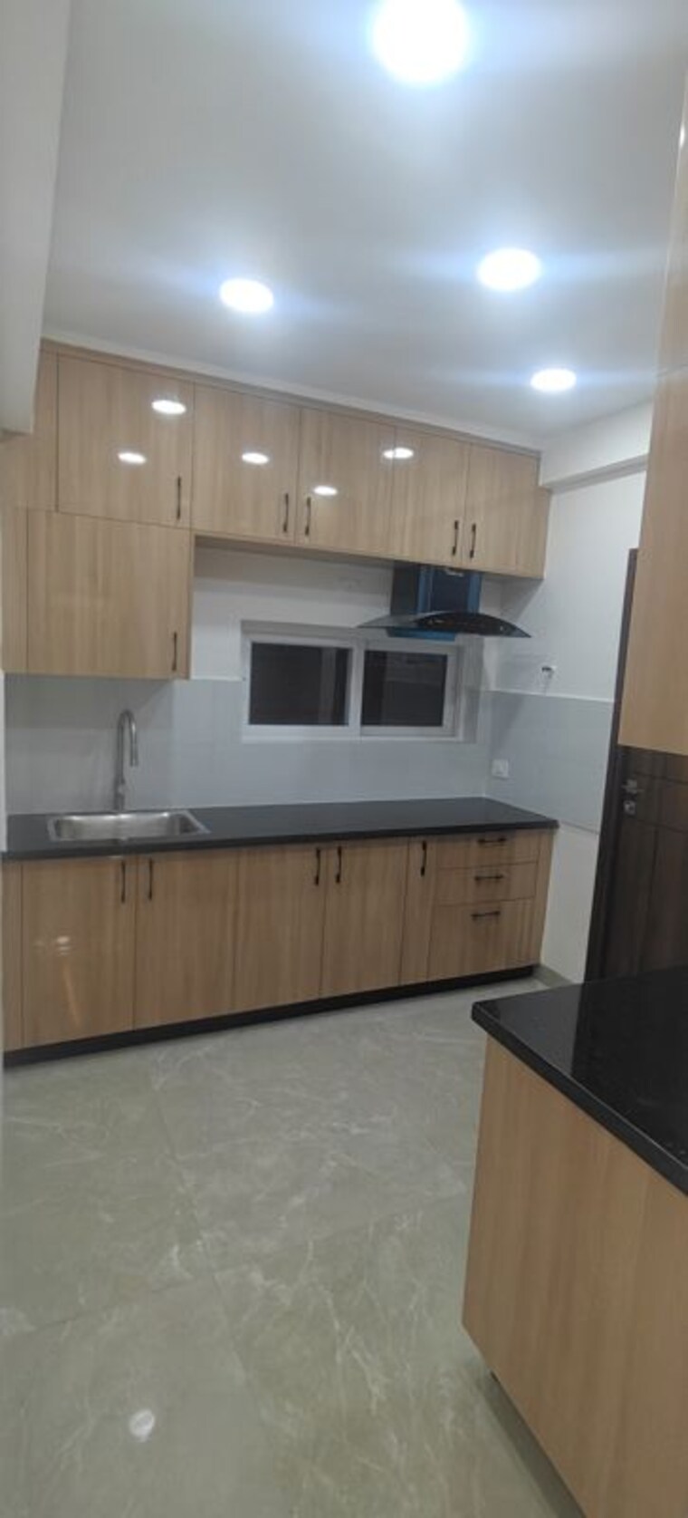 Kitchen, hallmark-skyrena 3 Bedroom 1935 Sq.Ft. Apartment In Narsingi Hyderabad 10054713