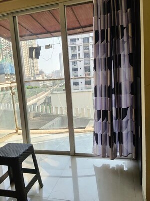 Balcony in 1 BHK Apartment at Lotus Lotus Link Square, Malad West – for Rent
