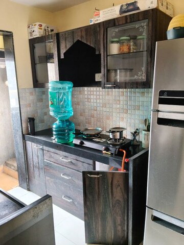 Kitchen in 1 BHK Apartment at Lotus Lotus Link Square, Malad West – for Rent