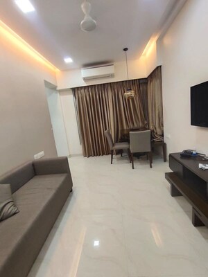 Living Room in 2 BHK Apartment at JP Unity Tower, Lower Parel – for Rent