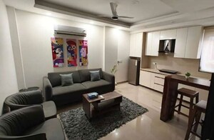 Living Room in 1 BHK Apartment at Lalbagh – for Rent