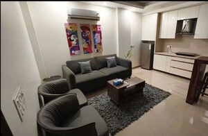 Living Room in 1 BHK Apartment at Lalbagh – for Rent