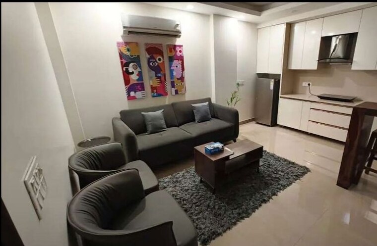 Living Room, lalbagh 1 Bedroom 650 Sq.Ft. Apartment In Lalbagh Lucknow 10054732