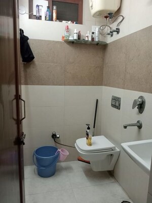 Bathroom in 1.5 BHK Builder Floor at RWA Apartments Sector 19, Sector 19 – for Rent