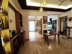 Living Room in 4 BHK Apartment at Ardee City, Sector 52 – for Rent