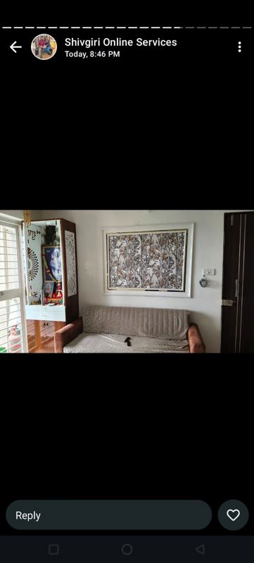 2 BHK + Extra Room Apartment For Rent in Rama Krystal City