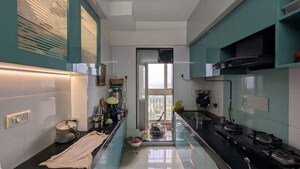 Kitchen in 1 BHK Apartment at Dreams Kaveri Heights, Kalwa – for Sale