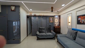 Living Room in 1 BHK Apartment at Dreams Kaveri Heights, Kalwa – for Sale