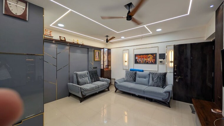 Living Room, dreams-kaveri-heights 1 Bedroom 475 Sq.Ft. Apartment In Kalwa Thane 10054899