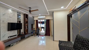 Living Room in 1 BHK Apartment at Dreams Kaveri Heights, Kalwa – for Sale