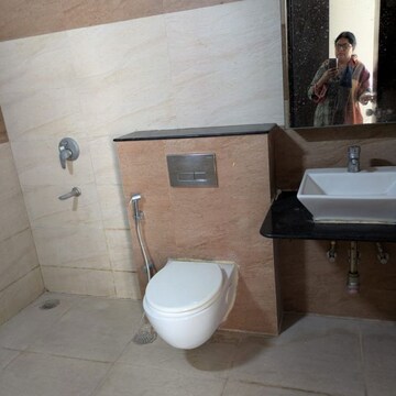 Bathroom in 2 BHK Apartment at Arge Helios, Hennur Road – for Rent