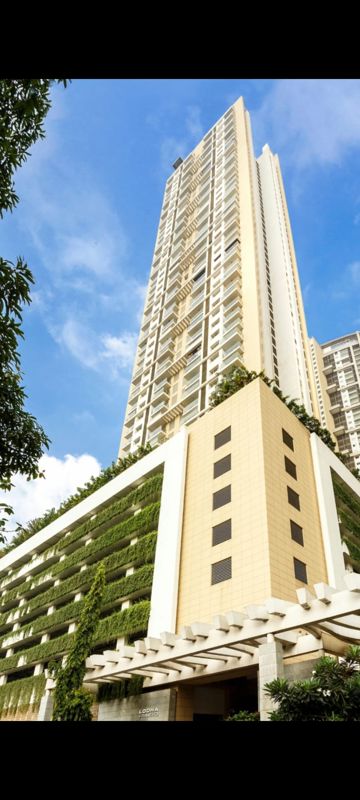 2 BHK + Pooja Room,Study Room,Extra Room 1200 Sq.Ft. Apartment in Lodha Primero