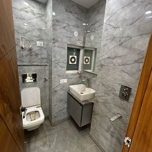 Bathroom in 2 BHK Builder Floor at Kotla – for Rent