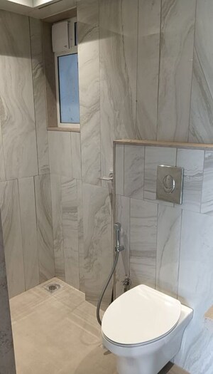 Bathroom in 2 BHK Apartment at Kabra Diamante, Goregaon West – for Rent