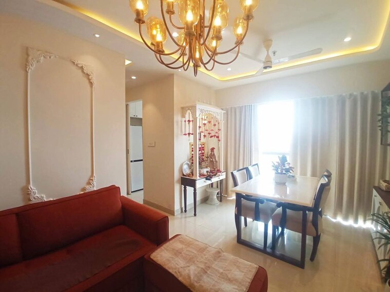 Living Room, sheth-vasant-lawns 3 Bedroom 1001 Sq.Ft. Apartment In Laxmi Nagar Thane 10055036