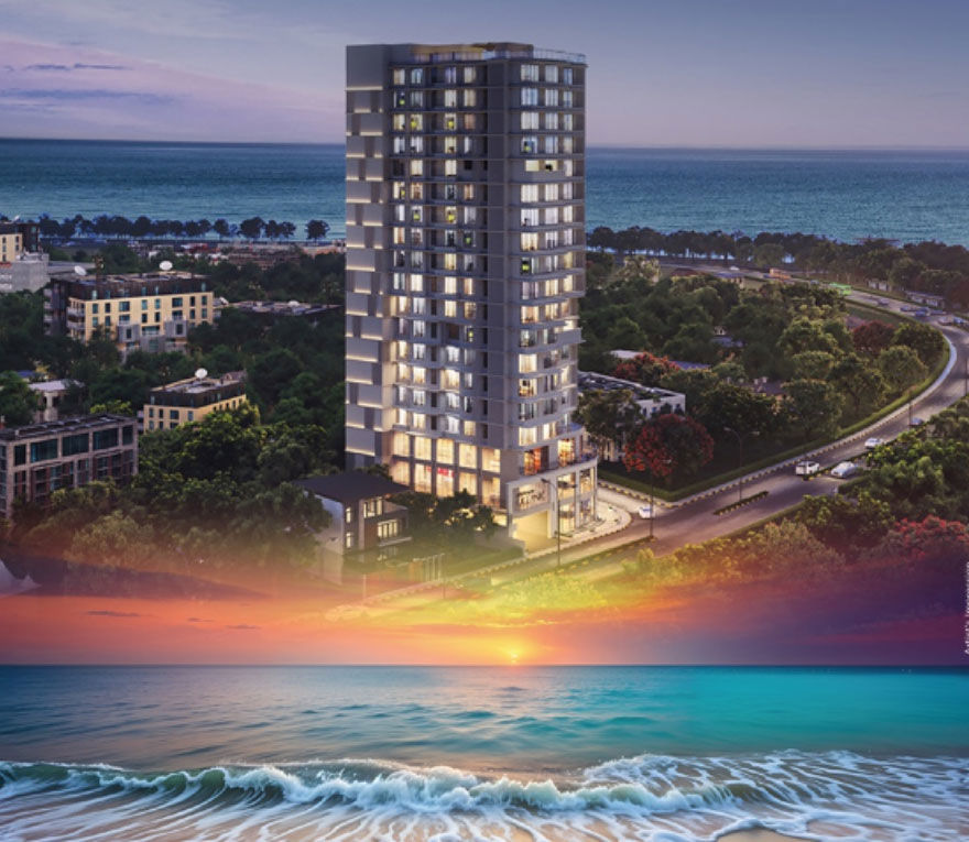 2 BHK 700 Sq.Ft. Apartment in Platinum Oceanic