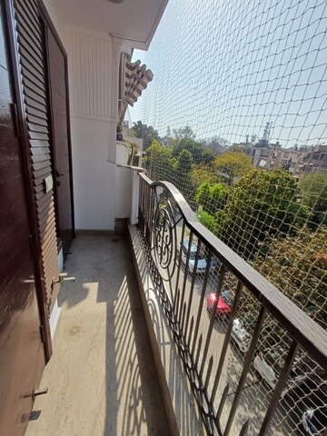 Balcony in 3 BHK Builder Floor at Lajpat Nagar Iii – for Rent