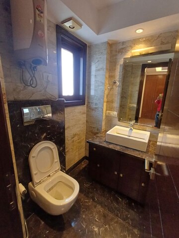 Bathroom in 3 BHK Builder Floor at Lajpat Nagar Iii – for Rent