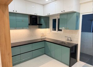 Kitchen in 3 BHK Apartment at Rajapushpa Provincia, Narsingi – for Rent