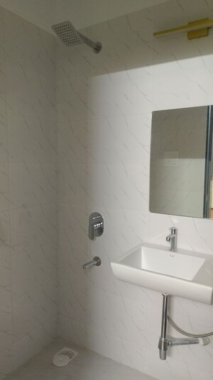 Bathroom in 1 BHK Apartment at Neumec Shreeji Towers, Wadala East – for Rent