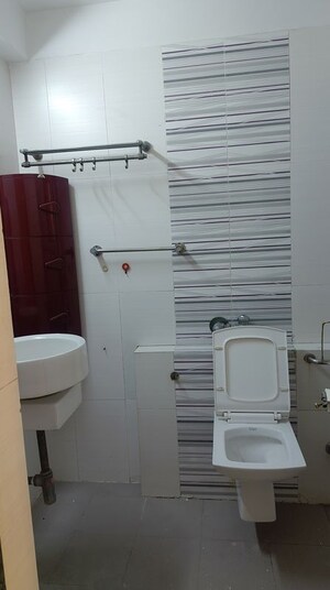 Bathroom in 1 BHK Apartment at Neumec Shreeji Towers, Wadala East – for Rent