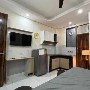 Kitchen in 1 RK Builder Floor at DLF City Phase III, Dlf Cyber City – for Rent