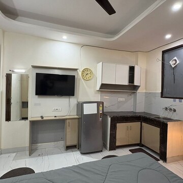 Kitchen in 1 RK Builder Floor at DLF City Phase III, Dlf Cyber City – for Rent