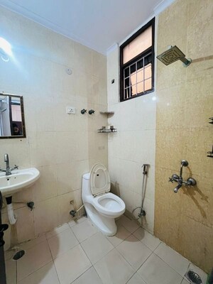 Bathroom in 3 BHK Builder Floor at Saket – for Rent