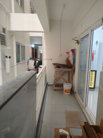 Balcony in 3 BHK Apartment at Sri Balaji Rose Woods, Kodigehalli – for Rent