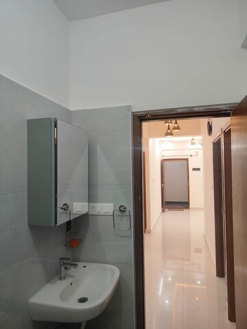 Building Lobby in 3 BHK Apartment at Sri Balaji Rose Woods, Kodigehalli – for Rent