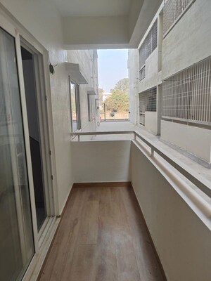 Balcony in 3 BHK Apartment at Sri Balaji Rose Woods, Kodigehalli – for Rent