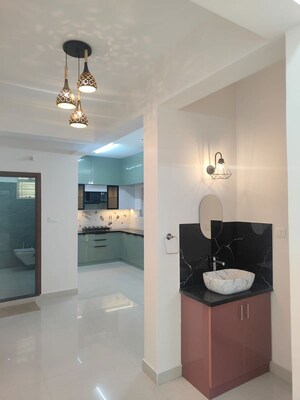 Living Room in 3 BHK Apartment at Sri Balaji Rose Woods, Kodigehalli – for Rent