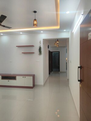 Living Room in 3 BHK Apartment at Sri Balaji Rose Woods, Kodigehalli – for Rent