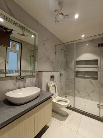Bathroom in 5 BHK Builder Floor at South City 2 – for Rent
