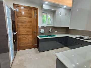 Kitchen in 4 BHK Builder Floor at RWA Residential Society Sector 46, Sector 46 – for Rent